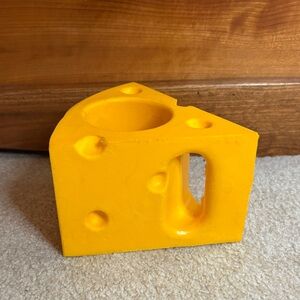 Yellow Cheese Wedge Can koozie